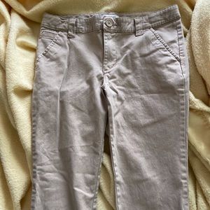 Like new tan slacks w/ adjustable waistband